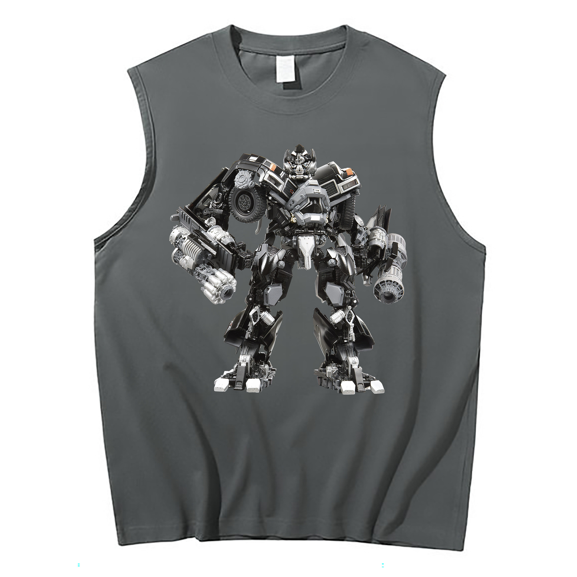 （画像用） Transformers トランスフォーマー コットン100％タンクトップ（フロントプリント）